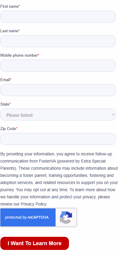 Take the first step to foster