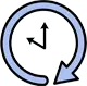 How much time icon