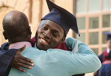 Foster teen graduating high school