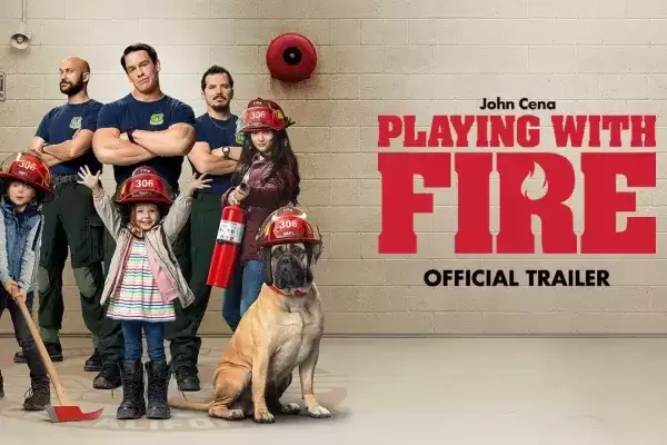 Movie poster of Playing with fire 