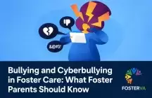 A blue gif of a child cussing 