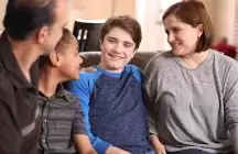 foster parents with foster kids