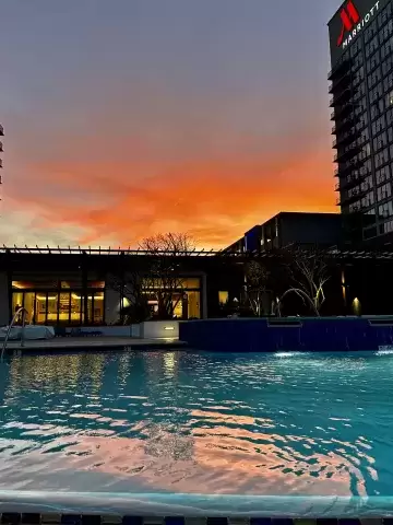 Cavalier Hotel Beach Club, Virginia Beach, Virginia at Sunset 