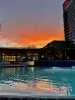 Cavalier Hotel Beach Club, Virginia Beach, Virginia at Sunset 