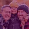 Foster fathers and their child
